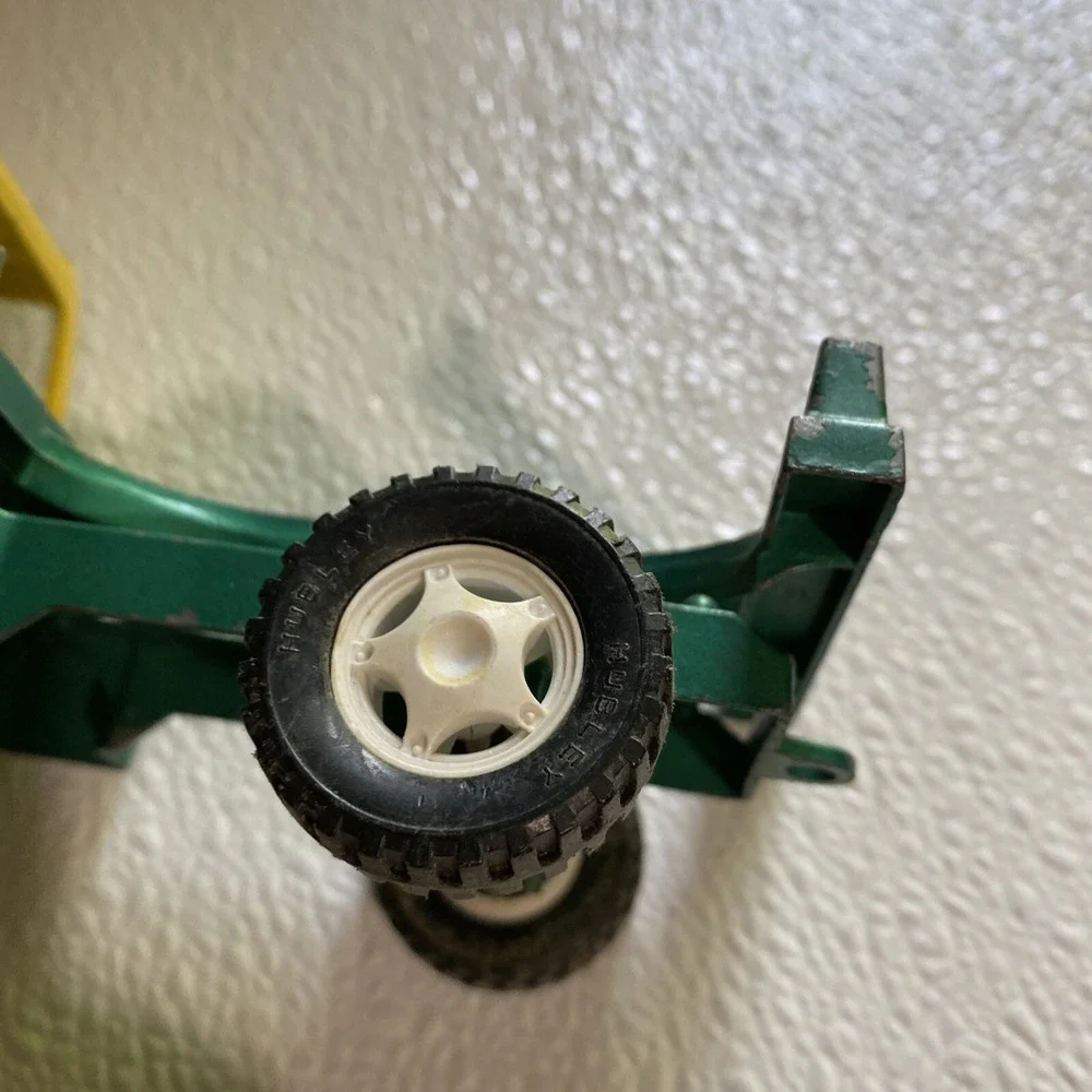 Vintage 1969 Gabriel Hubley Diecast Metal Truck Cab Green Yellow 1161 USA Made